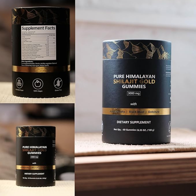 DRVN™ Premium Himalayan Shilajit Gummies