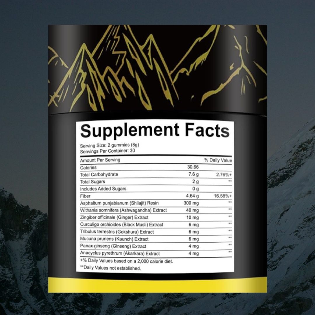 DRVN™ Premium Himalayan Shilajit Gummies