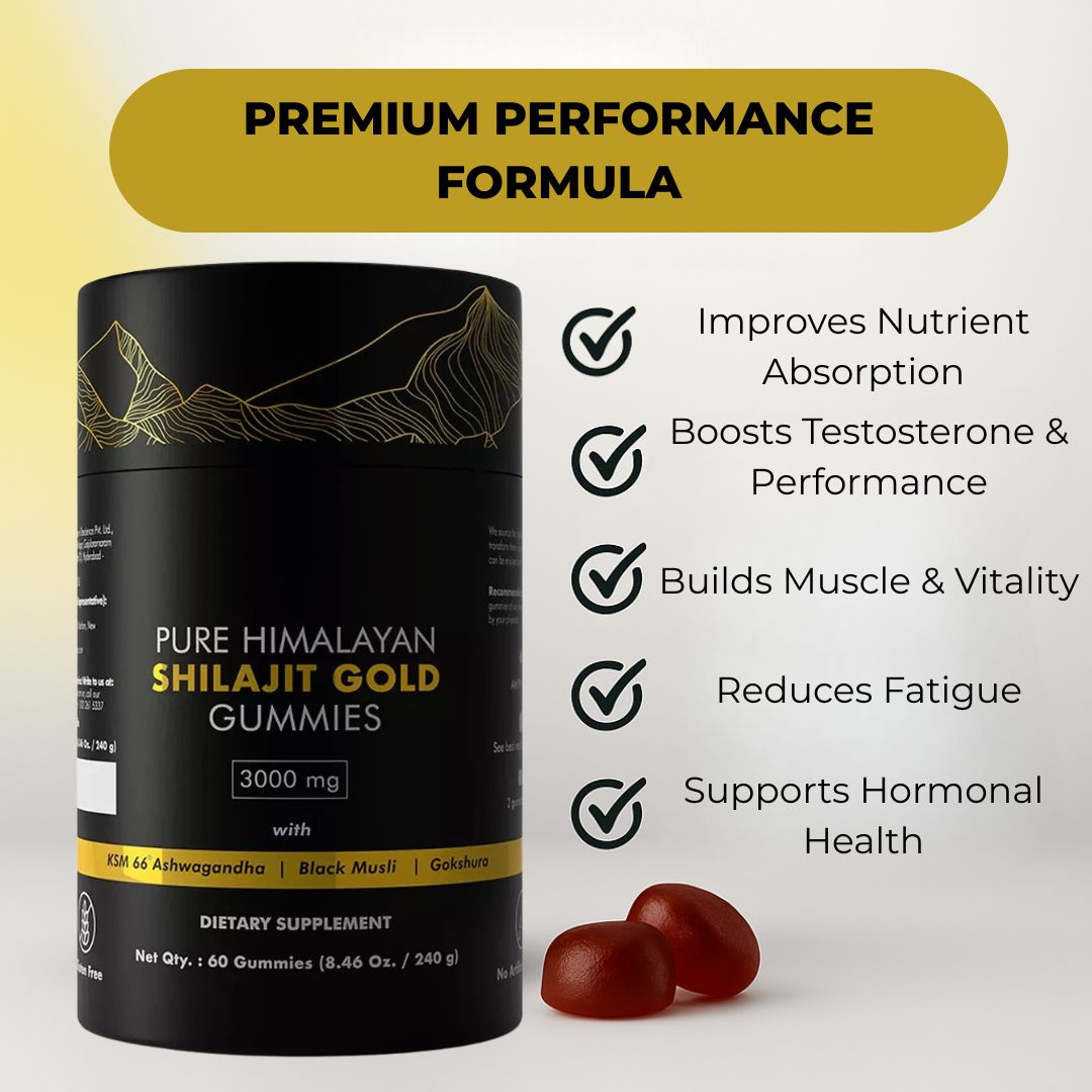 DRVN™ Premium Himalayan Shilajit Gummies