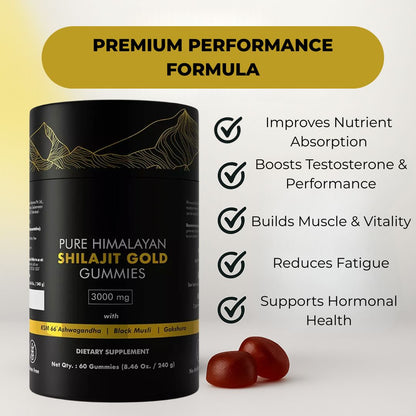 DRVN™ Premium Himalayan Shilajit Gummies